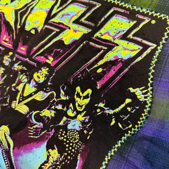 KISS “Destroyer” BDG Flannel (M, Very Oversized) - Picture 4 of 5